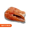 SALMÓN EN RODAJAS NORUEGO CONG IQF CAJA X 6 KILOS ($19.800 x kg)