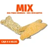 MIX DE MILANESAS DE MERLUZA SIN COCCION CAJA X 6 KILOS ($4825 x KG)