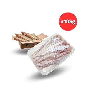 Filete de merluza Argentina congelada Carrefour 1 kg.